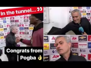 Video: Jose Mourinho Blast Manchester United Star Paul Pogba